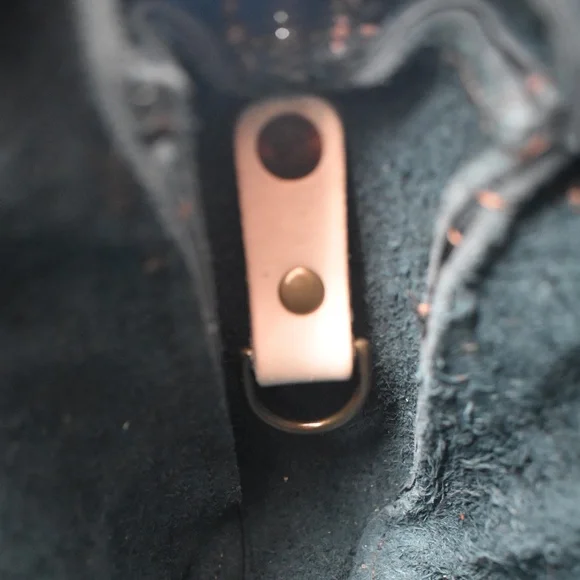 Go Forth Goods Original Sarah Leather Crossbody Indigo Bison with Custom Options - Picture 7 of 9